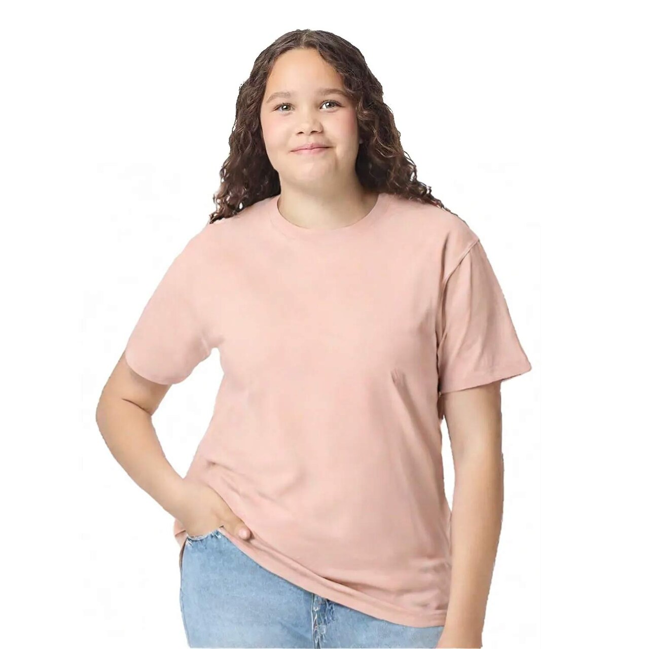 Gildan Youth Heavy Cotton Crewneck Short Sleeve T-Shirt for School Wear & Everyday Use Cotton Tee